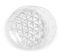 Sagaform Picnic dinner plate 26cm 2-pac, transparent