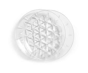 Sagaform - Picknick Plate 26 cm, 2 Pcs - Clear