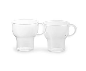 Sagaform Sagaform glass mug 15 cl 2-pack clear