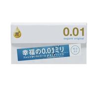 Sagami Original 0.01 Extra Lubricated 12's Pack PU Condom