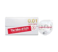 Sagami Original 0.01 Ultra Thin PU Condoms (5 Pack)