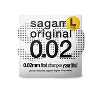 Sagami Original 0.02 L-Size (2nd Generation) 58mm 1's Pack PU Condom