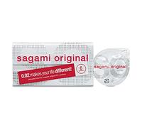 Sagami Original 0.02 | Super Thin | Super Strong | Non Latex PU Condoms (6 Pack)