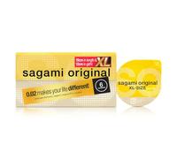 Sagami Original 0.02 XL-Size | Super Thin | Super Strong | Non Latex PU Condoms (6 Pack)