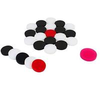 Sagar Prem 6mm Carrom Board Coin and Striker Acrylic Sheet, Set of 25 Sturdy