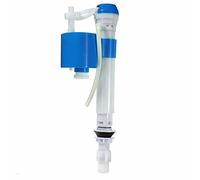SagaSave 1/2" Toilet Fill Valve, Adjustable Push Button Flush Valve, ABS Material, Float Valve, White & Blue