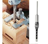 SagaSave 1/4" Square Hole Drill Bit Opener, 6.4mm High-Carbon Steel Hollow Chisel Mortise Power Tool for Woodworking,1PCS