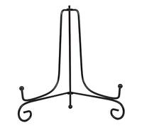 SagaSave 1PC Table Top Easel, Black Iron Easel Plate Decorative Display Photo Holder Stand, Displays Picture Frames, Cookbooks, Tablets and Art,14.5cm