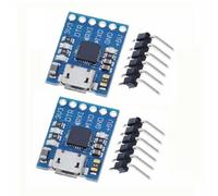 SagaSave 2 Pcs CP2102 Micro USB to TTL Module, 6 Pin Serial Converter STC Downloader for Arduino