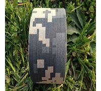 SagaSave 2 Rolls Water-proof Camouflage Tape 10m Camo Wrap Tape Outdoor Self-Adhesive Protective Stretch Bandage Roll Thick Tough Prevents Scratches