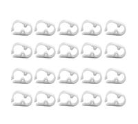SagaSave 20 Pcs 3-6mm Plastic Adjustable Water Stop Clamp, Laboratory Pinch Valve Flow Control Hose Clamp