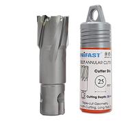 SagaSave 22mm x 35mm Annular Hole Cutters for Magnetic Drill, 1PCS | High Speed Steel Cyclone Metal Hole Saw for Stainless Steel, Metal, Iron, Steel, Brass, Wood