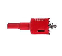 SagaSave 28mm HSS Bi-Metal Hole Saw with Corn Hole Drilling Cutter, Hole Cutter for Stainless Steel,Metal,Wood,Plastic,Drywall,Fiberboard,1.10inch 1PCS