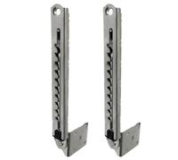 SagaSave 2PCS Adjustable Lifting Rod Hinges, Steel, Metallic/Coated, Surface Mount, DIY Furniture