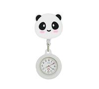 SagaSave 2PCs Nurse Watch Pocket Watch,Nurse Watch Brooch Doctor Paramedic Medical Staff for Nurse Doctor Paramedic Medical Brooch with Clip, Panda