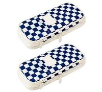 SagaSave 2PCS Stationery Pencil Pen Case, Large Capacity Pen Bag, School Stationery Bag Pouch for Marker Organization Student Office College Middle School (J)