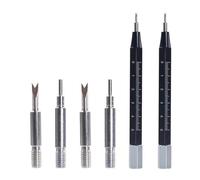 SagaSave 2PCS Stitch Standard Spring Bar Tool, Removal Install Repair Tool, Watch Repair Link Remover Tool, Watch Band Pins Tool for Watch Band Install Adjustment Replacement Sizing (Black)