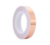 SagaSave 30m Copper Foil Tape, 20mm Slug Repellent Tape, Conductive Adhesive Copper Tape, Copper Tape Adhesive For Soldering, Stained Glass And Repair