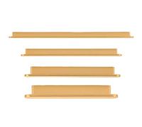 SagaSave 4pcs Vintage Cabinet Handles, 320mm Antique Bow Drawer Pulls, Furniture Door Pull Handles for Kitchen Cabinet, Dresser, Cupboard, Door, Wooden Gates (Gold)