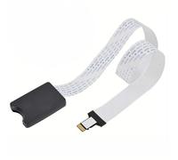SagaSave 62cm Micro SD to SD Card Extension Cable Extender Adapter Flexible Cord Extender Converter Fit for SanDisk/Arduino/GPS/DVD/DVR/LED Screen