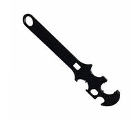 SagaSave AR15 M4 Combo Wrench Tool, Multi-Functional Lock Spanner Wrench, Steel Stock Installation Tool for Automotive Repair and Equipment Maintenance