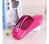SagaSave Automatic Hand-Held Tape Dispenser Non-Slip, Tape Core Up to 41mm Wide (1 Pack, Rose Red)