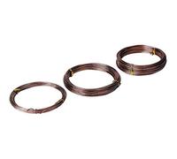 SagaSave Bonsai Wire Set, Copper, Aluminum, 1.0mm, 1.5mm, 2.0mm, Bronze, TK-112403