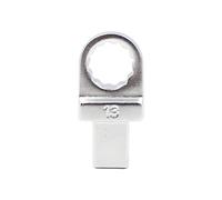 SagaSave Box End Interchangeable Torque Wrench Head, Chrome Vanadium Steel Replaceable Spanner Head Compatible with 9mm x 12mm Drive Cavity Wrenches (13mm)