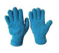 SagaSave Dusting Glove Cloth Duster, Cleaning Makes Dusting Waxing Polishing Easy Polishing Delicate Items Cleaning Cloth Glove, Blue