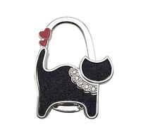 SagaSave Foldable Handbag Hook, Alloy Portable Cute Cat Pattern Table Hook Handbag Hanger for Hanging Purse, Bag, Women Girls Gifts (Type 6)