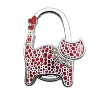 SagaSave Foldable Handbag Hook, Alloy Portable Cute Cat Pattern Table Hook Handbag Hanger for Hanging Purse, Bag, Women Girls Gifts (Type 16)