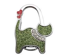 SagaSave Foldable Handbag Hook, Alloy Portable Cute Cat Pattern Table Hook Handbag Hanger for Hanging Purse, Bag, Women Girls Gifts (Type 3)