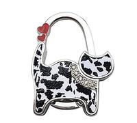 SagaSave Foldable Handbag Hook, Alloy Portable Cute Cat Pattern Table Hook Handbag Hanger for Hanging Purse, Bag, Women Girls Gifts (Type 2)