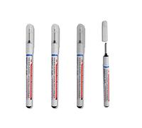 SagaSave Permanent Borehole Marker Deep Hole 20 mm Extra Long Tip Waterproof Marker Pen for Marking of Hard to Reach Areas Black 4PCS