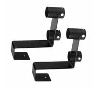 SagaSave Pool Equipment Hanger 2 Set Pool Fence Hook for Skimmer Pole Brush Storage, Tool-Free Hanging Rack for Pool Cleaning Accessories on Fence Railing