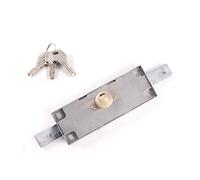 SagaSave Roller Shutter Door Lock, Stainless Steel, Key Lock, Copper, for Warehouse, Factory, Garage Vertical Door