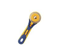 SagaSave Rotary Cutter Ergonomic Soft Grip, Sewing Accessories Perfect for Cutting Fabric, Leather, Paper, Quilting, Crafting, 60mm