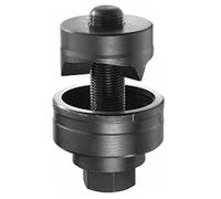 SagaSave Sheet 27.5mm Metal Punch Hole Punch, Metal Hexagon Hole Cutter for Steel Plate, Sink,Stainless Steel, Metal