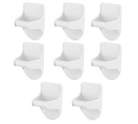 SagaSave Spray Bottle Hooks, 8 Pcs Self-Adhesive Spray Bottle Holder, Multipurpose Kitchen Bathroom Storage Hooks for Spatula, Sprayers, Umbrella
