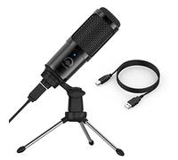 SagaSave USB Microphone Kit for Mac and Windows Vista, XP, Distinctive Cardioid Polar Pattern, Noise-Canceling, Includes Stand, USB Cable