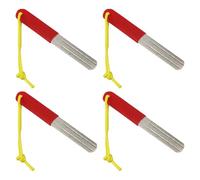 SagaSave V-Groove Dart Sharpener Hook Sharpener 42Pcs Double Sided Diamond Grinding File Precision Portable Tool for Darts and Fishing Hooks, Compact Slim Design for Rapid Sharpening (Red-Yellow)