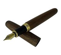 SagaSave Wooden Fountain Pen Large Capacity Refill Converter Bamboo Classic Design Luxury Present Business People, Writers