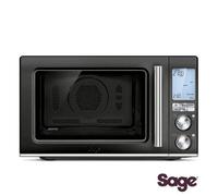 Sage 32L The Combi Wave 3-In-1 Microwave Air Fry, Convection & Microwave, Element Iq, Smart Cook, 1100W, Black Stainless Steel