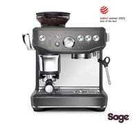 Sage Barista Express Impress Bean To Cup Coffee Machine Black Stainless Steel Ses876Bst4Guk1 - 25 Grind Settings, 2L Tank