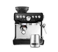 Sage Barista Express, Manual Tamping, Temp Control Milk Jug, Bean to Cup Coffee Machine with Grinder, Manual Milk Frother, Black Truffle