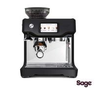 Sage Barista Touch Bean To Cup Coffee Machine In Black Truffle Ses880Btr 15 Bar, Touchscreen, Grinder, 2L Tank, Milk Jug