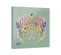 Sage Bloom Canvas Print Claire Louise Multi W30 inch x H30 inch