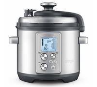 Sage - The Fast Slow Pro - Pressure Cooker, Slow Cooker, Steamer - 11 Settings, 4L Capacity, 1100 Watts - Hands Free Automatic Steam Release - Brushed Stainless Steel