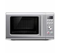 Sage Compact Wave Soft Close, 25L Microwave, Silver | 25L Microwave, Soft-Close Door, Child Lock, Reheat and Defrost Presets, Quiet Operation, Easy to Clean