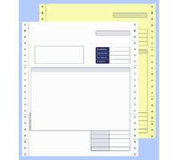 Sage Compatible 2 Part Continuous Invoice White/Yellow (Pack 1000) SE02